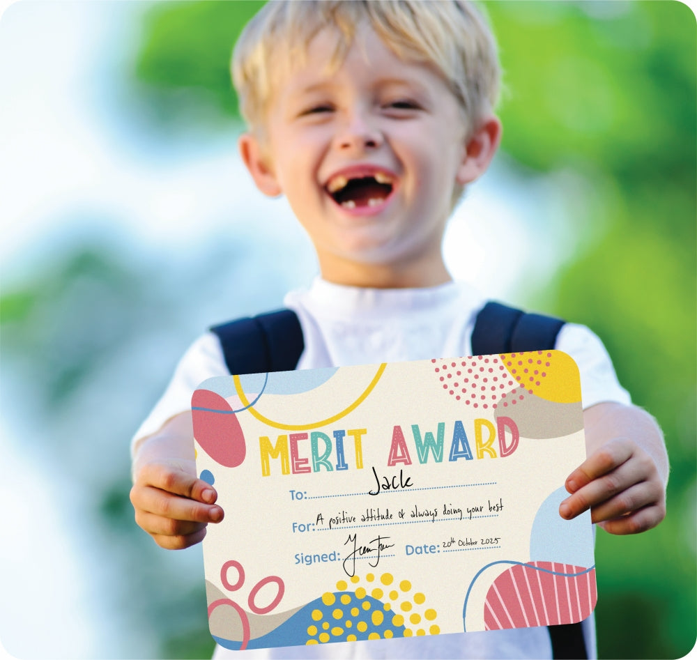 Growing Minds Merit Award Certificates - Pack of 30