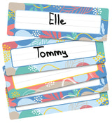 Growing Minds Adhesive Name Plates - Pack of 30