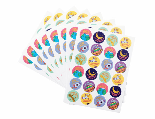 Galactic Greatness Merit Stickers