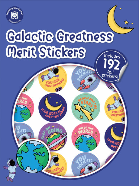 Galactic Greatness Merit Stickers