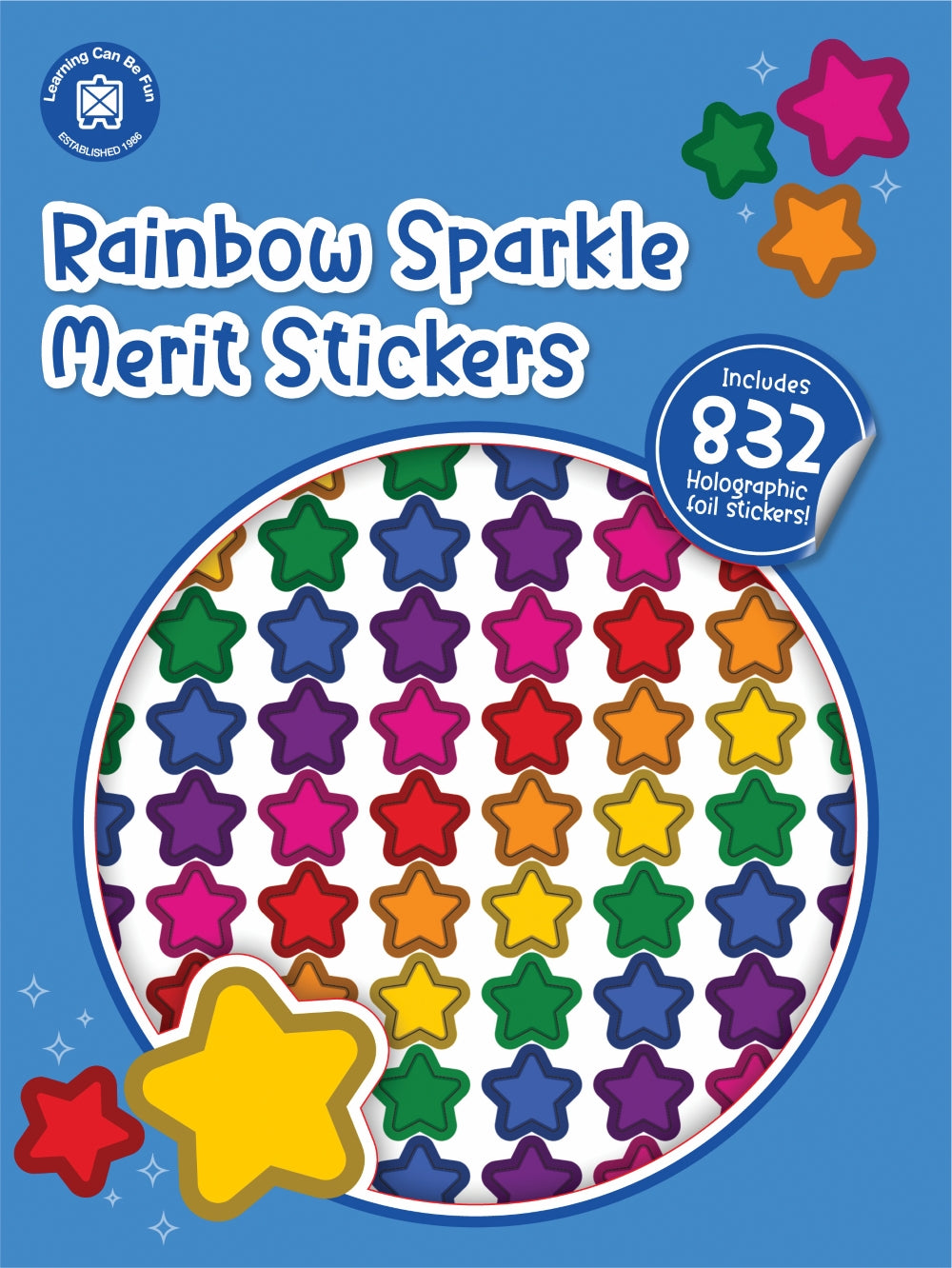 Rainbow Sparkle Merit Stickers