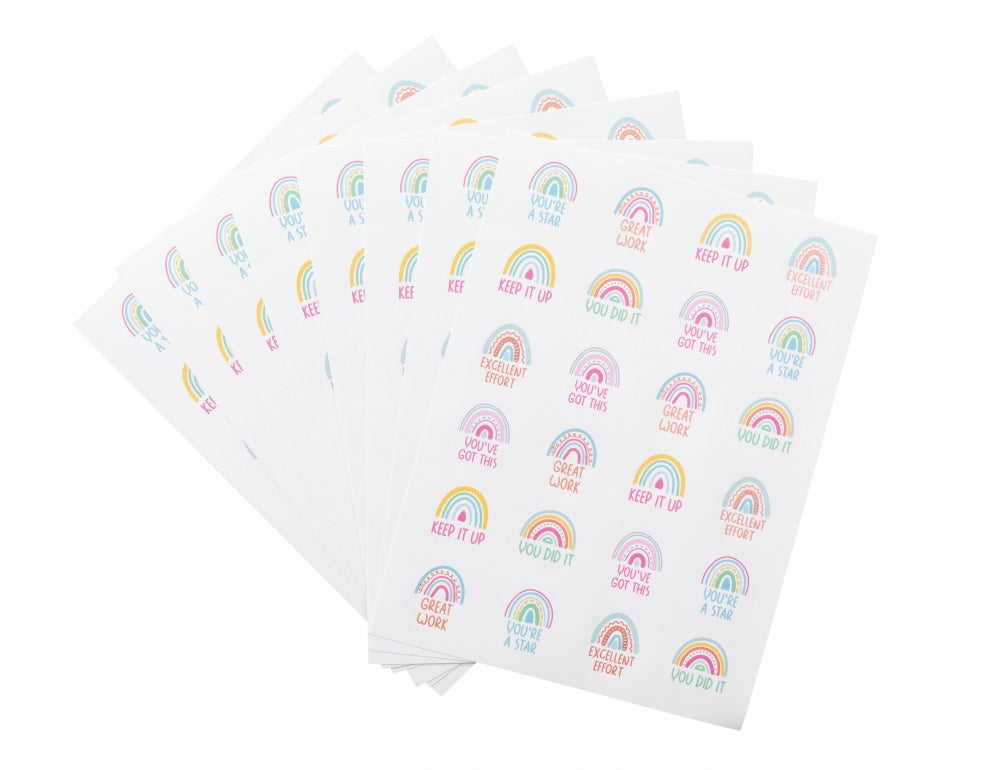 Rainbow Rewards Merit Stickers