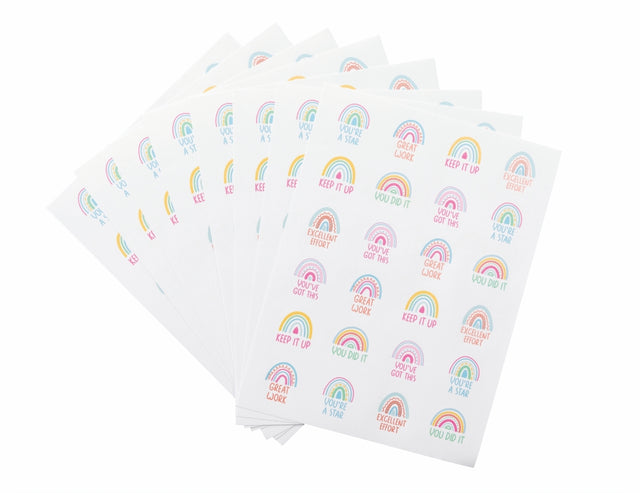 Rainbow Rewards Merit Stickers