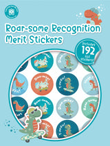 Roar-some Recognition Merit Stickers