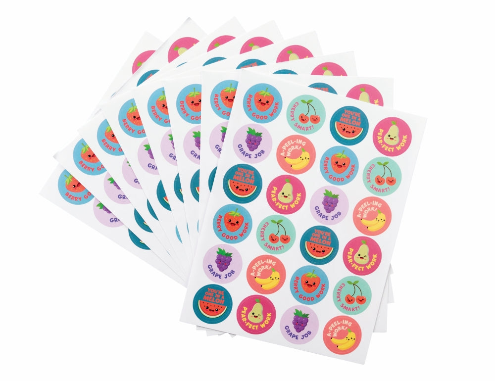 Tutti Frutti Triumphs Merit Stickers