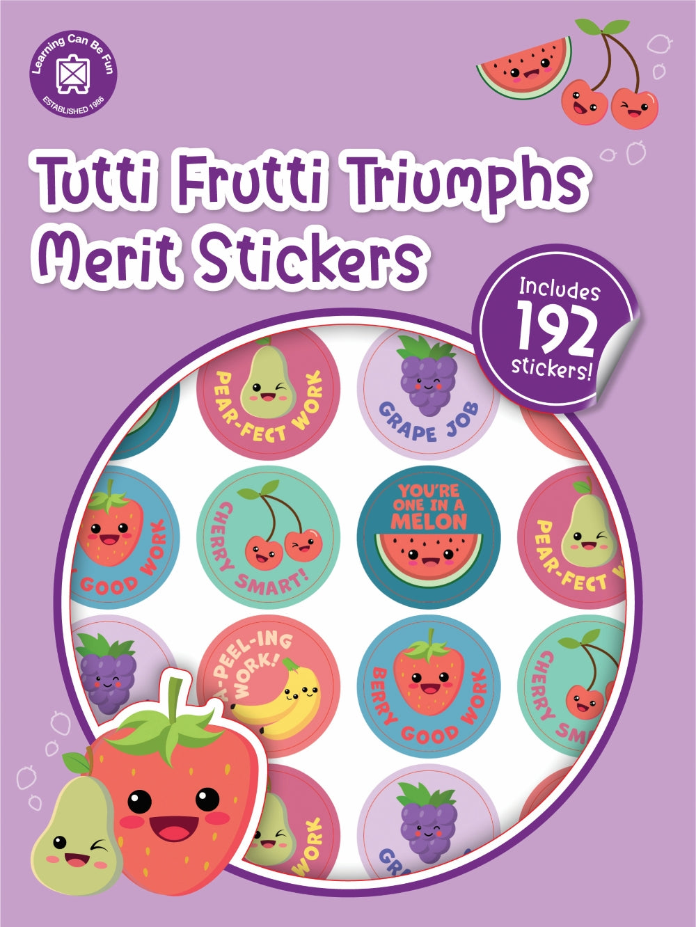Tutti Frutti Triumphs Merit Stickers