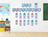 Ocean Country Birthday Bulletin Board Set