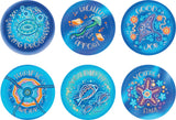 Ocean Country Foil Merit Stickers - Pack of 72