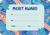Ocean Country Merit Award Certificates - Pack of 30