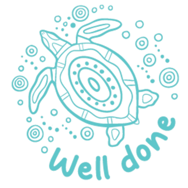 Ocean Country Turtle Merit Stamp