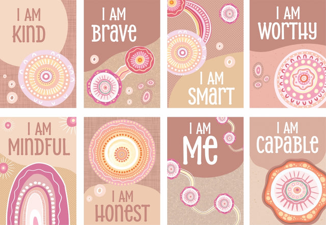 Sacred Country Affirmation Poster - Set of 8