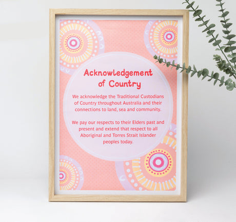 Sacred Country Acknowledgement of Country Poster