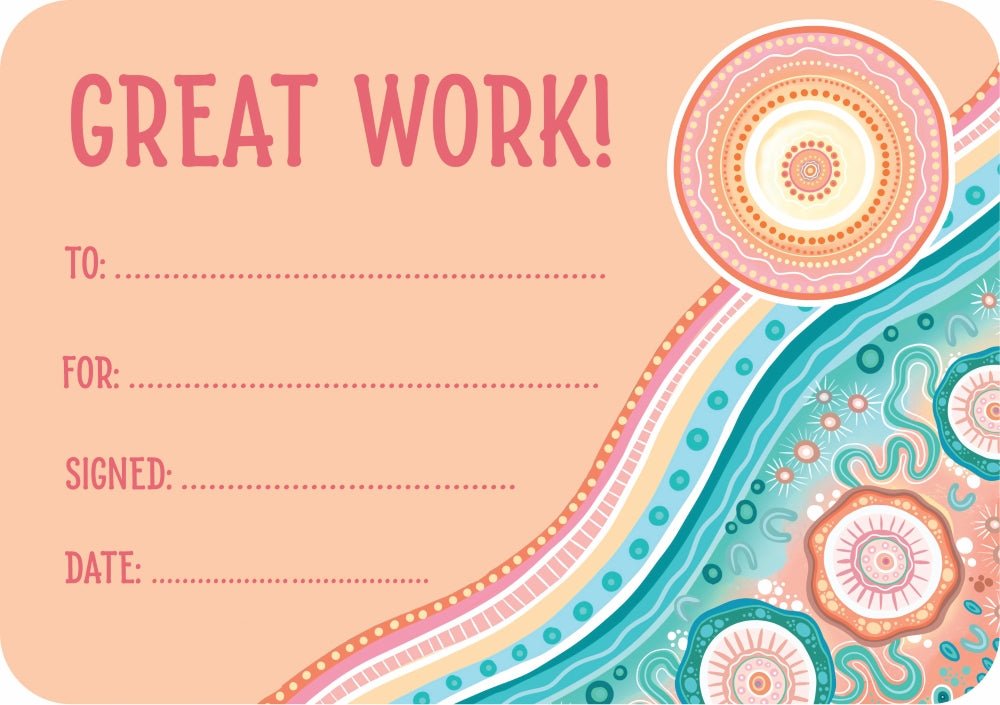 Sacred Country Great Work Certificates - Pack of 30