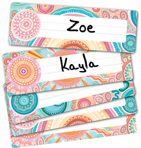 Sacred Country Adhesive Name Plates - Pack of 30