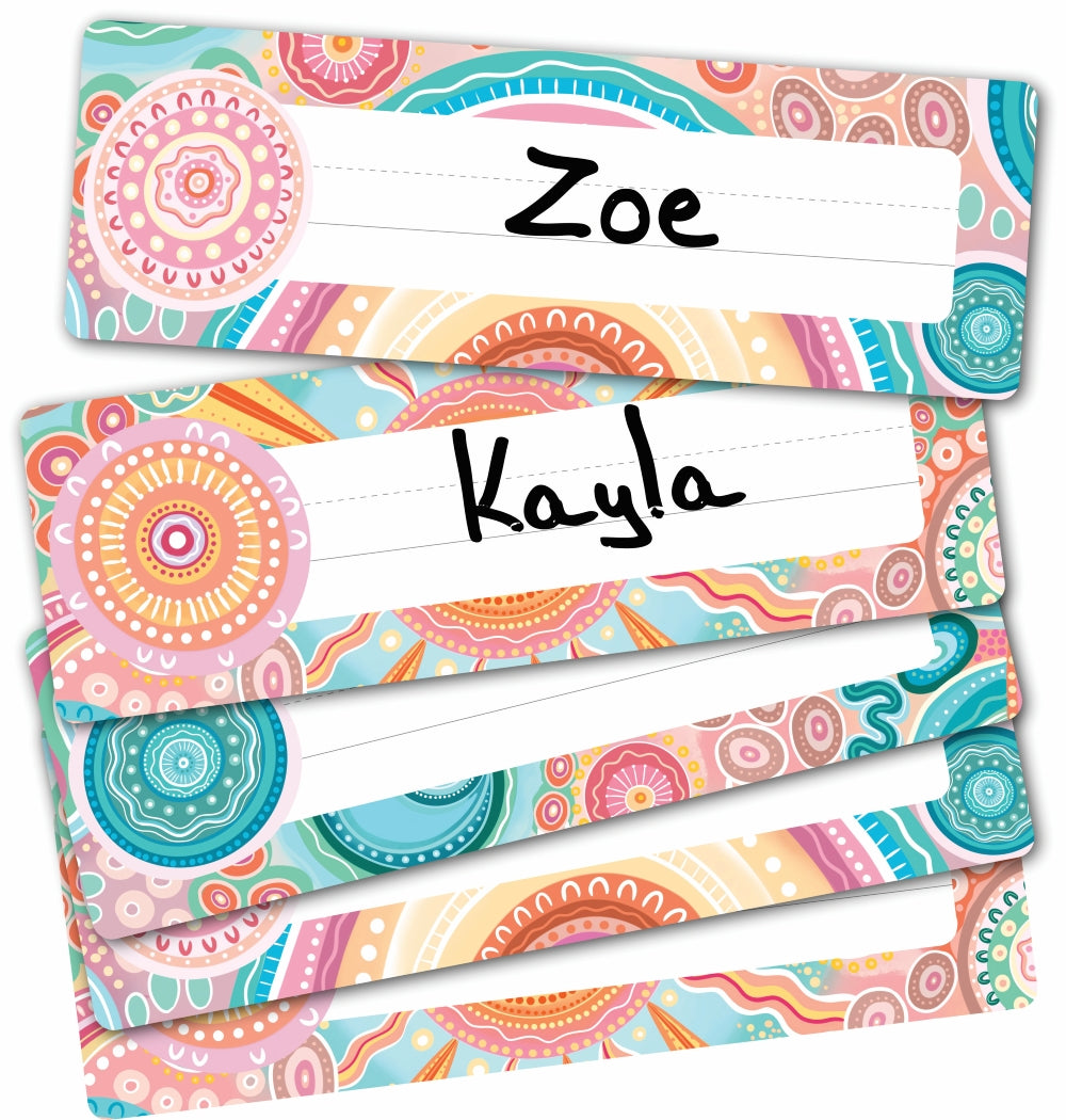 Sacred Country Adhesive Name Plates - Pack of 30