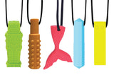 Silicone Chewable Necklace Set of 5