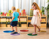 Glitter Liquid Floor Tiles (40cm D) Set of 5