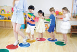 Glitter Liquid Floor Tiles (40cm D) Set of 5