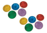 Glitter Liquid Floor Tiles (40cm D) Set of 10
