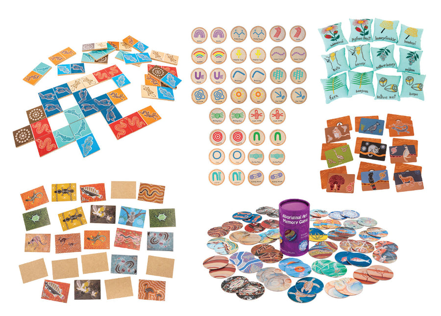 Indigenous Matching Games Kit – Elizabeth Richards Pty Ltd