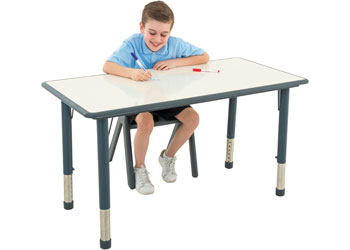 Ergerite Whiteboard Rectangular Table -52-74H
