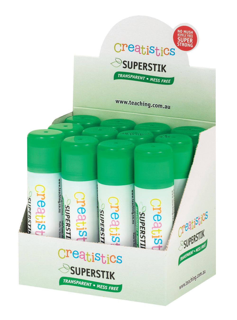 Creatistics Superstik Glue Stick 35G - Pack of 12