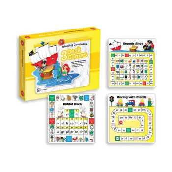 Blending Consonants- 3 Desk Games
