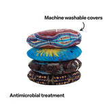 Aboriginal Round Cushions - 60cm diameter - Set of 4