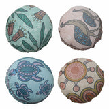 Mirii Art Round Aboriginal Cushions Set of 4