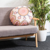 Mirii Art Round Aboriginal Cushions Set of 4