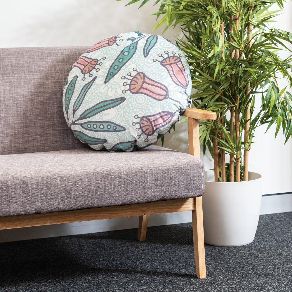 Mirii Art Round Aboriginal Cushions Set of 4