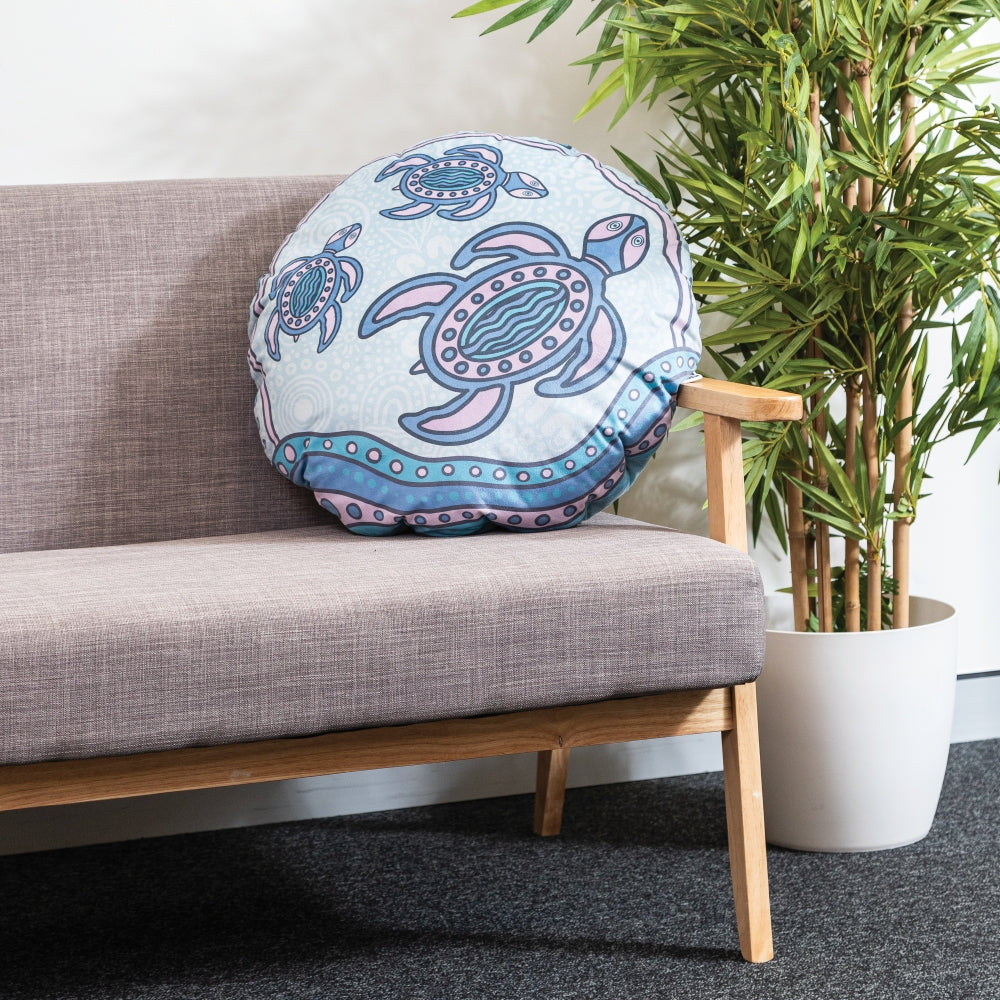 Mirii Art Round Aboriginal Cushions Set of 4