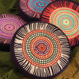 Aboriginal Round Floor Cushion