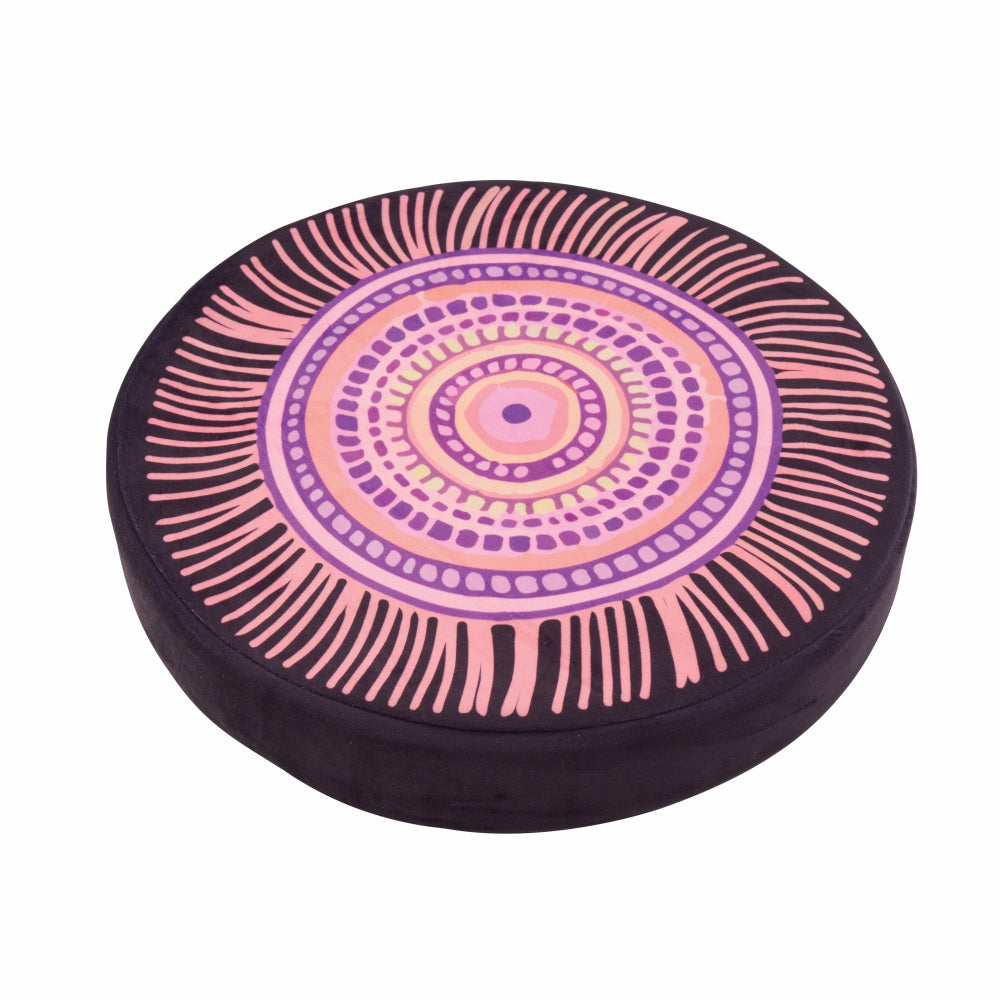 Aboriginal Round Floor Cushion