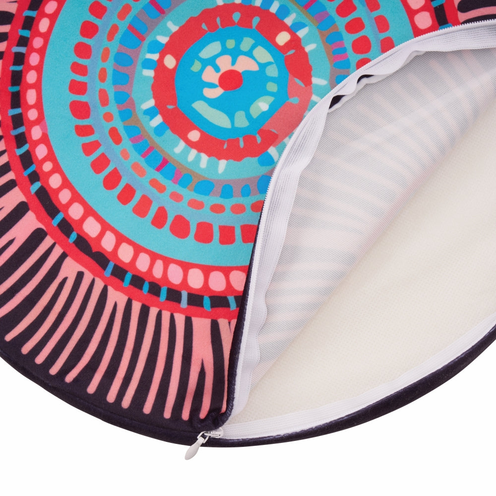 Aboriginal Round Floor Cushion