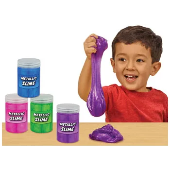 Metallic Sensory Slime Set of 4 x 155gm Tubs