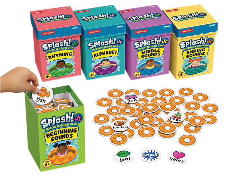Splash! Jr. Reading Readiness Games - Complete Set