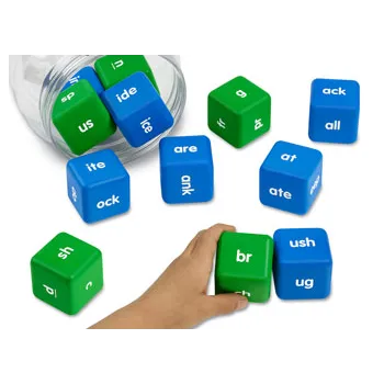 Word Families Activity Dice