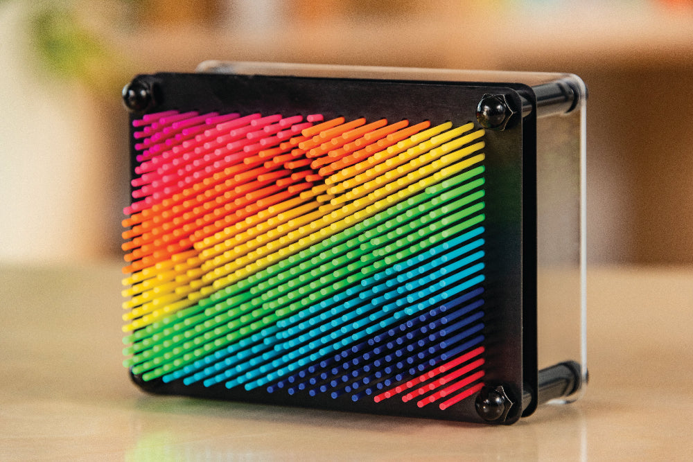 Rainbow Colour Pin Art