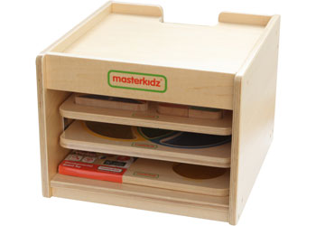 Learning Board Storage Rack - Holds 3 panels