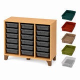 Axima Tote Tray Cabinet with 18 Small Trays - 74 cm (H)