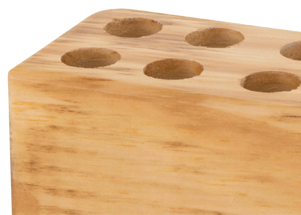 Teachables Scissor Wooden 12 Hole Block