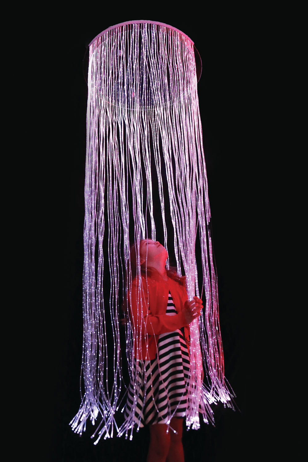 Sensory Fibre Optic Curtain Ring + Adaptor