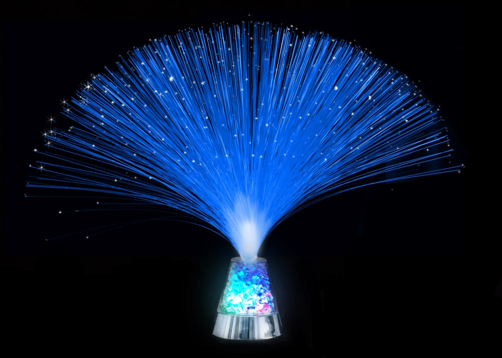 Fibre Optic Lamp with Colour Changing Base