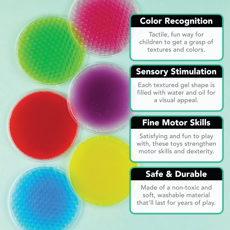 Fidget Squidgy Textured Circles