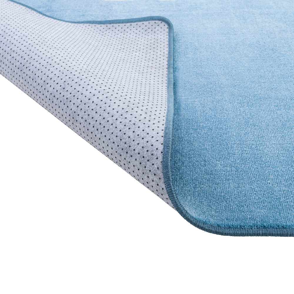 Rectangle Rug Blue
