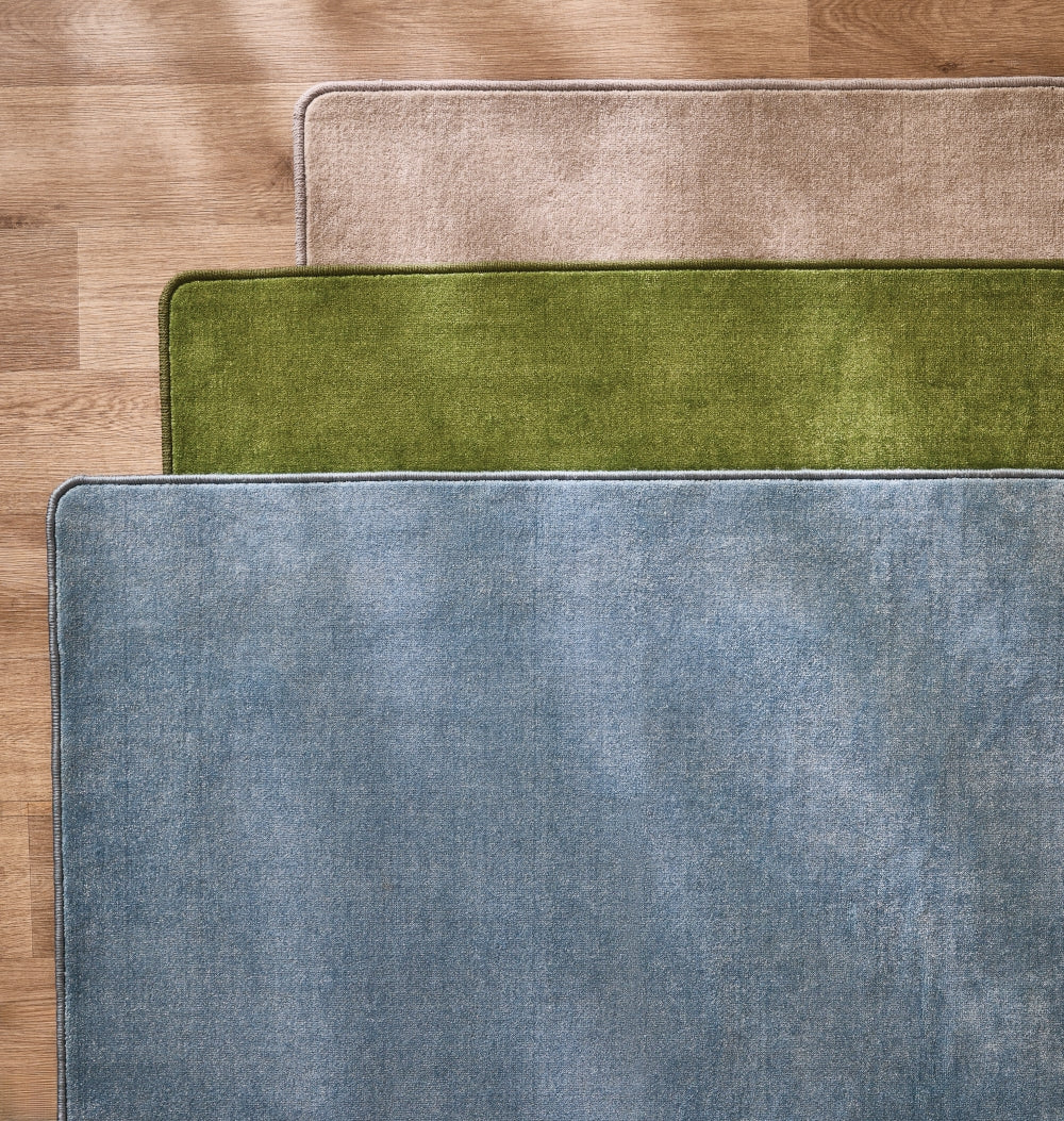 Rectangle Rug Blue