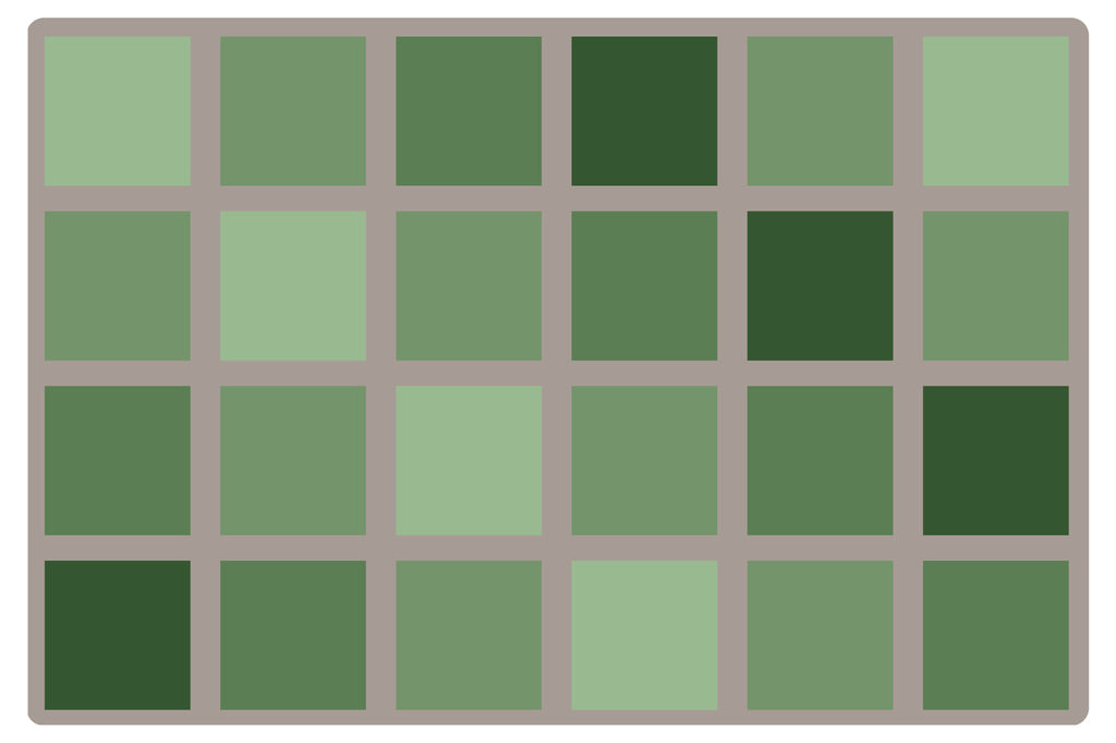 Green Squares Rug