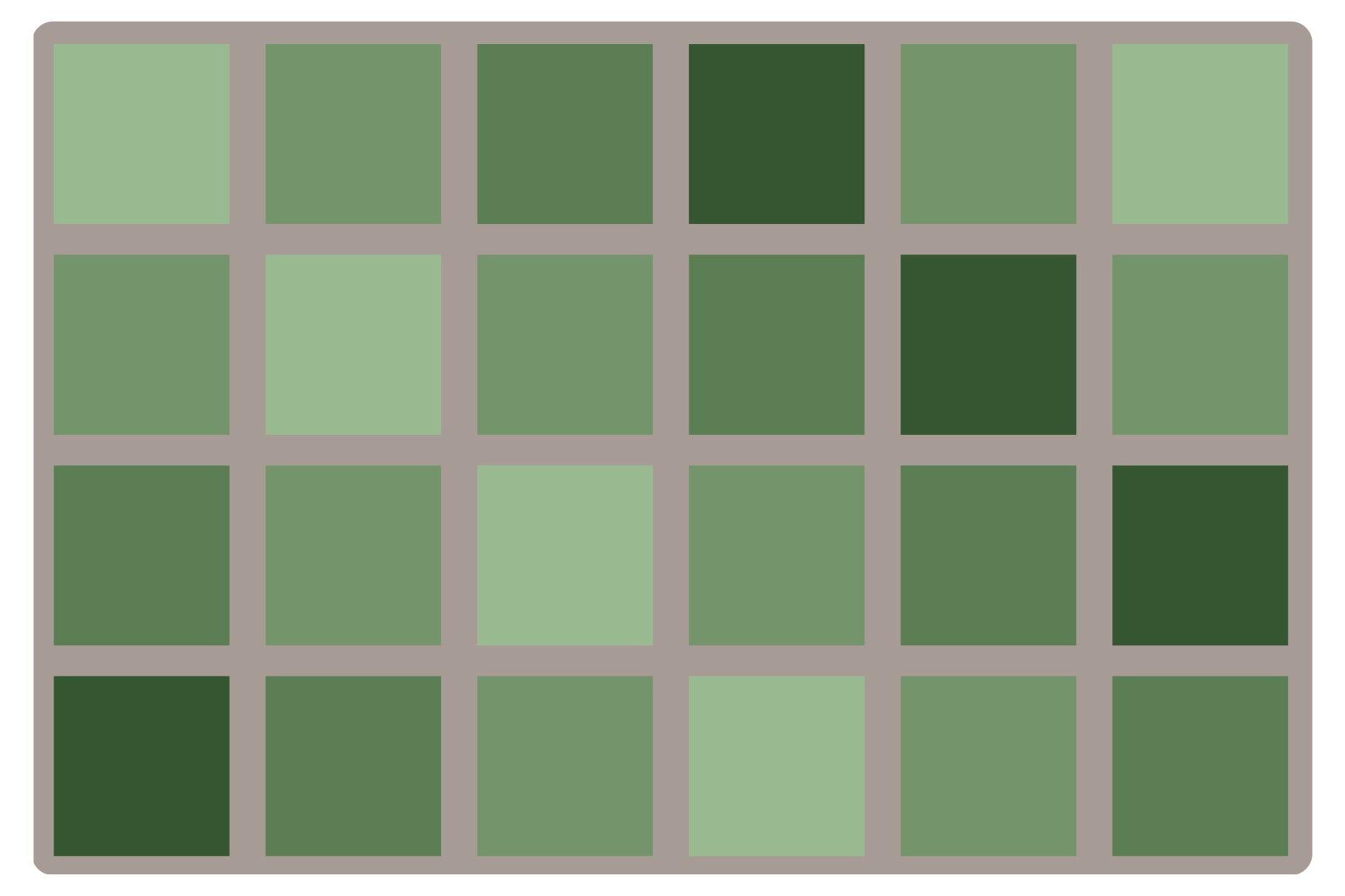 Green Squares Rug