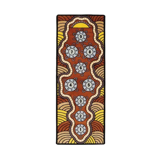 Indigenous Land Hop Scotch Floor Rug